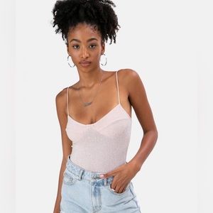 Sparkly baby pink bodysuit 💖